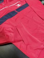 Trainingsanzug Diadora FZ CORE Man ROT Camino Polyester