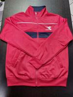 Trainingsanzug Diadora FZ CORE Man ROT Camino Polyester