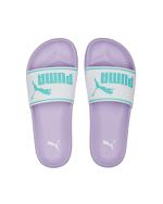 Hausschuhe Meer Strand Gummi Pool Dusche Puma Leadcat 2.0 Unisex lila Weiß