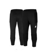  Pantaloni pinocchietti Portiere UOMO Reusch Nero 3/4 pants poliestere 