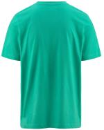 T-Shirt Kappa LOGO ZOBI Herren T-Shirt Kurzarm Rundhals Baumwolljersey GRÜN