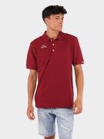 Poloshirt kappa LOGO MALTAXITA MSS Baumwoll-Piqu Man Kurzarm Rot Granat