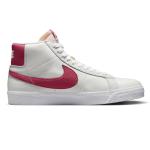 Schuhe Turnschuhe Nike SB Zoom Blazer Mid Unisex Sportbekleidung Weiß Rot