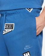 Sport-Walking-Shorts Nike Sportswear Sport Essentials French Terry aus gebürsteter Baumwolle Herren hellblau mit Taschen