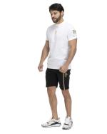 Komplettes Freizeitset Herrenset T-Shirt Bermuda Gold OPTIC WHITE-B