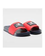 Dusch-Gummipantoffeln CHAMPION Slide ARUBO unisex Rot Schwarz