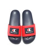 Dusch-Gummipantoffeln CHAMPION Slide ARUBO unisex Rot Schwarz