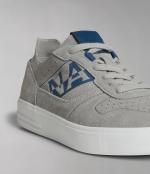 Sportschuhe Turnschuhe Napapijri BARK Man SUEDE BLOCK GRAU