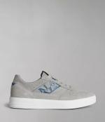 Sportschuhe Turnschuhe Napapijri BARK Man SUEDE BLOCK GRAU