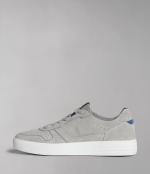 Sportschuhe Turnschuhe Napapijri BARK Man SUEDE BLOCK GRAU