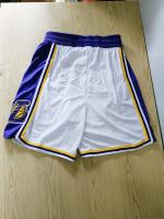 Shorts BASKETBALL Los Angeles Lakers NBA Nike Anthony Weiß mit Taschen aus Polyester