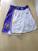 Shorts BASKETBALL Los Angeles Lakers NBA Nike Anthony Weiß mit Taschen aus Polyester