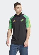  Giamaica Jamaica JFF Adidas Polo Maglia UOMO Nero Tiro 23 2023 