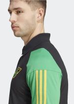  Giamaica Jamaica JFF Adidas Polo Maglia UOMO Nero Tiro 23 2023 