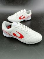 Fußballschuhe Schuhe 5 gegen 5 GEMS TORNEO X TURF Synthetic MAN Weiß Rot Grau