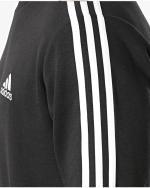 Sport-Sweatshirt Pullover adidas Essentials French Terry 3-Stripes Crewneck brushed Cotton Herren schwarz