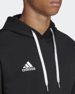 Kapuzenpullover Adidas ENTRADA 22 SWEAT Baumwollfleece Schwarz Man