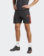 MANCHESTER UNITED MUFC Sportshorts Adidas Herren Tiro 23 Downtime Reißverschlusstaschen Mikrofaser 2023 24 Schwarz