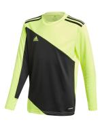 Torwarttrikot Adidas Squadra Squadra 21 Torwart KIDS Polyester Aeroready Gelb lange Ärmel mit Ellenbogenschutz