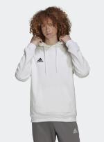 Kapuzenpullover Adidas ENTRADA 22 SWEAT Baumwolle FLEECE WEISS Mann