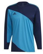 Torwarttrikot Addias SQUADRA 21 GOALKEEPER JERSEY lange Ärmel mit Schutzmann Blue Azzurro