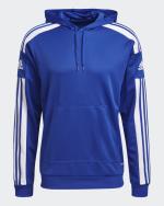  Felpa Cappuccio Hoodie UOMO Adidas Squadra 21 Royal poliestere Aeroready 