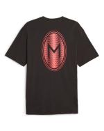  Ac Milan Puma T-shirt maglia maglietta Nero Cotone Ftbll Culture V-Neck 2023 24 