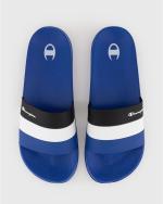  Ciabatte Sandali Mare Piscina UOMO Champion Blu Bianco Nero Slide All American