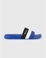  Ciabatte Sandali Mare Piscina UOMO Champion Blu Bianco Nero Slide All American