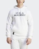 Kapuzenpullover REAL MADRID ADIDAS DNA Baumwolle Weiß Mann 2023 24