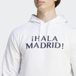 Kapuzenpullover REAL MADRID ADIDAS DNA Baumwolle Weiß Mann 2023 24