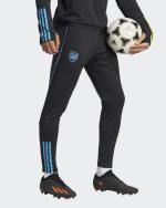 Trainingsanzughose ARSENAL AFC adidas Man 2023 24 Polyester AEROREADY Tiro 23 Taschen mit Reißverschluss Schwarz