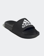 Gummipantoffeln Meeresdusche Schwimmbad Adidas ADILETTE SHOWER BIG LOGO UNISEX Schwarz