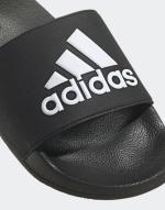 Gummipantoffeln Meeresdusche Schwimmbad Adidas ADILETTE SHOWER BIG LOGO UNISEX Schwarz