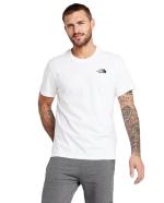  T-shirt maglia maglietta UOMO The North Face Bianco Simple Dome Tee Cotone