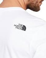  T-shirt maglia maglietta UOMO The North Face Bianco Simple Dome Tee Cotone