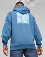  Manchester City Puma Felpa Cappuccio Hoodie 2023 24 UOMO FTBL CULTURE HD Cotone 