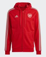  Arsenal Fc Adidas Giacca sportiva felpa 2023 24 DNA FZ HD DNA UOMO Rosso 