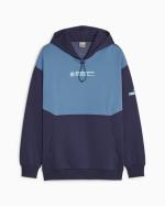 Sweatshirt Kapuze Pullover OLYMPIQUE MARSEILLE OM Puma FTBL CULTURE Baumwolle Fleece 2023 24 Mann Blau