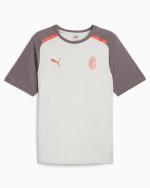  Ac Milan Puma T-shirt maglia Maglietta Grigio Cotone Jersey Casuals 2023 24 