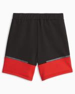  Ac Milan Puma Pantaloncini Shorts Casuals Nero 2023 24 Cotone Garzato 