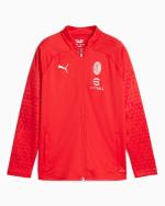 Trainingsjacke AC Milan Puma Training For All Time KIDS 2023 24 Taschen mit Reißverschluss Rot