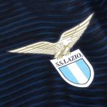 Trainingstrikot LAZIO MIZUNO Pre Match Stadium 2023 24 Mann OFFIZIELL Kurze Ärmel Blau Marineblau