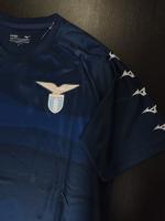 Trainingstrikot SS LAZIO MIZUNO 2023 24 Mann OFFIZIELL Königsblau Kurze Ärmel