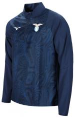 Trainings-Sweatshirt SS LAZIO Mizuno Pre-Match mit halbem Reißverschluss Mann 2023 24 Blau Marine