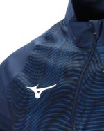 Trainings-Sweatshirt SS LAZIO Mizuno Pre-Match mit halbem Reißverschluss Mann 2023 24 Blau Marine