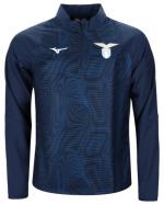 Trainings-Sweatshirt SS LAZIO Mizuno Pre-Match mit halbem Reißverschluss Mann 2023 24 Blau Marine