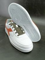  Scarpe Sneakers UOMO Diadora RAPTOR LOW CAMPUS Bianco arancio Tempo Libero 