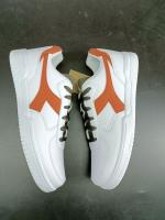  Scarpe Sneakers UOMO Diadora RAPTOR LOW CAMPUS Bianco arancio Tempo Libero 