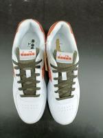  Scarpe Sneakers UOMO Diadora RAPTOR LOW CAMPUS Bianco arancio Tempo Libero 